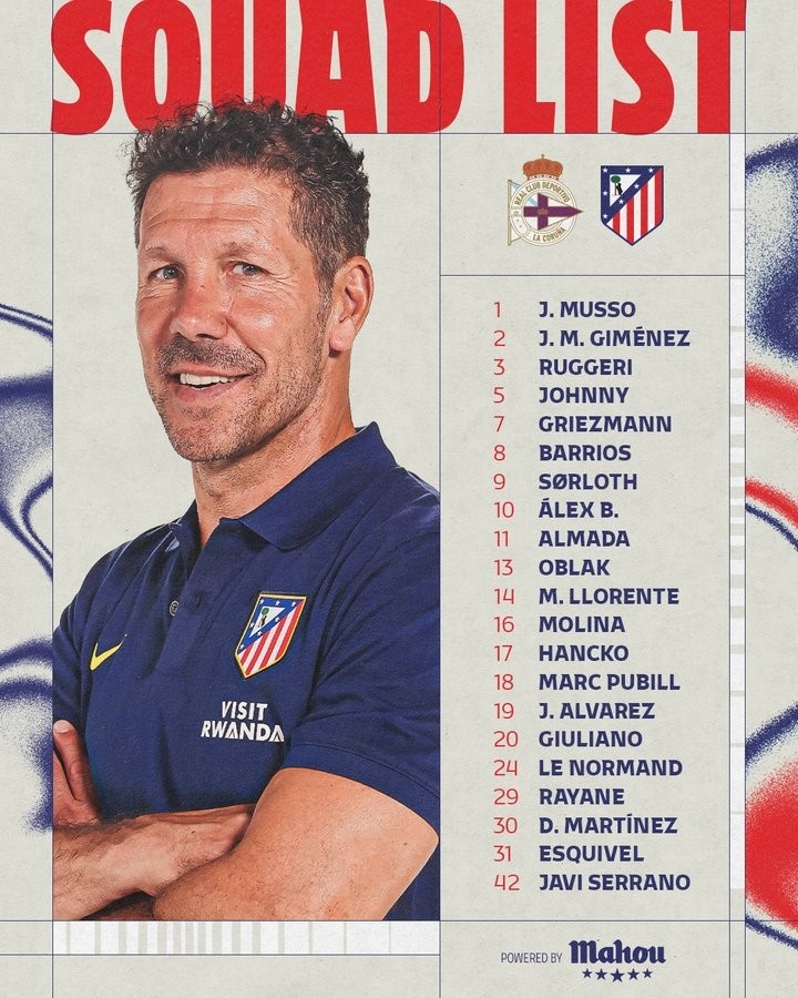 九游官方网-马竞国王杯大名单：即将转会的拉斯帕多里、加拉格尔缺席